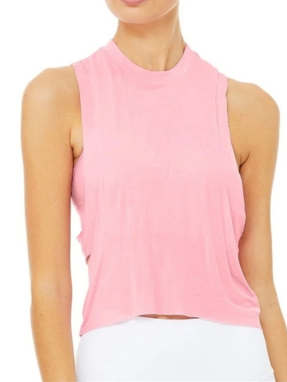 ALO Yoga Cool Elements Tank In Flamingo Size XS